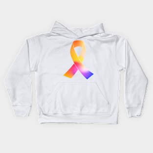 Autism Gradient Ribbon Kids Hoodie